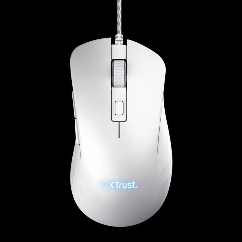 Mouse Gaming Trust GXT924W YBAR+, 25600 DPI, alb