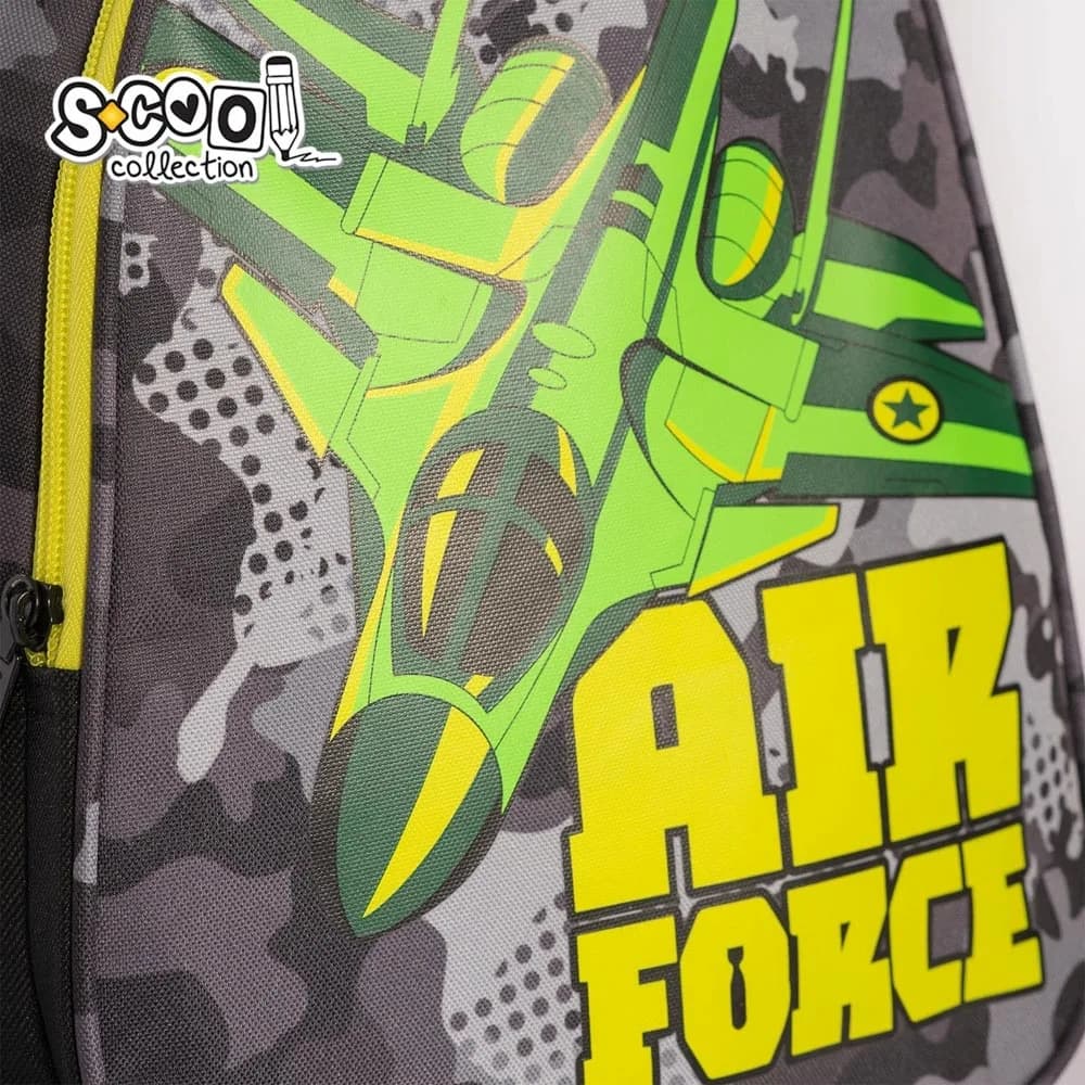 Ghiozdan anatomic, 38x39x19.5 cm, AIR FORCE - S-COOL — miniatură