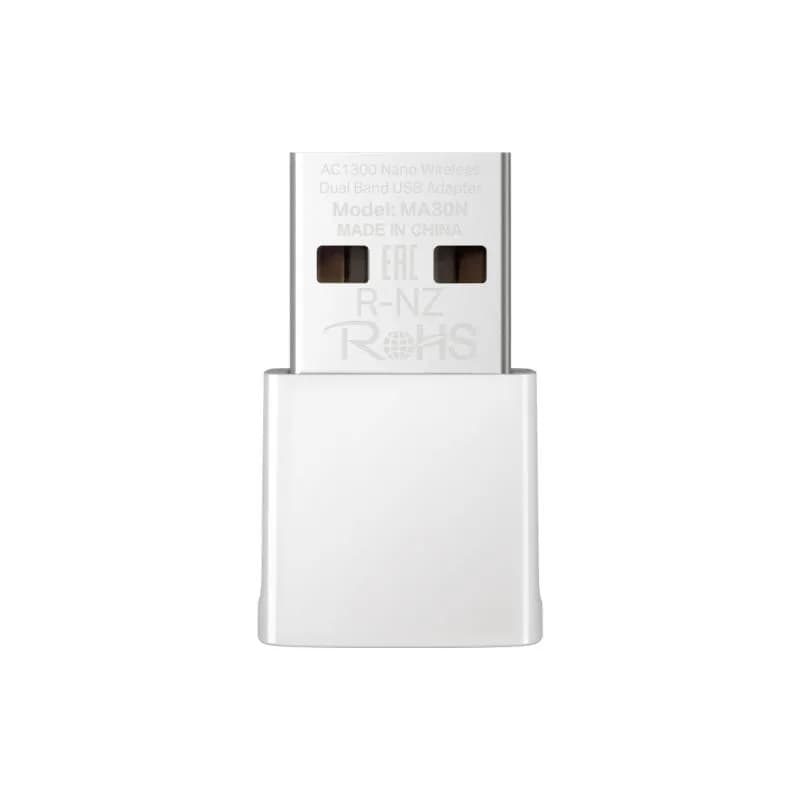 USB Adapter Mercusys AC1300 Nano Wireless Dual Band USB Adapter, Gigabit, Dual - band, WiFi 5 - AC