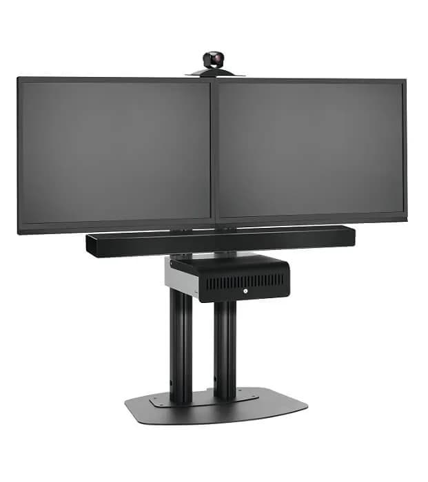 Stand TV fix Vogel's pentru podea SidebySide ptr 2 Displayuri