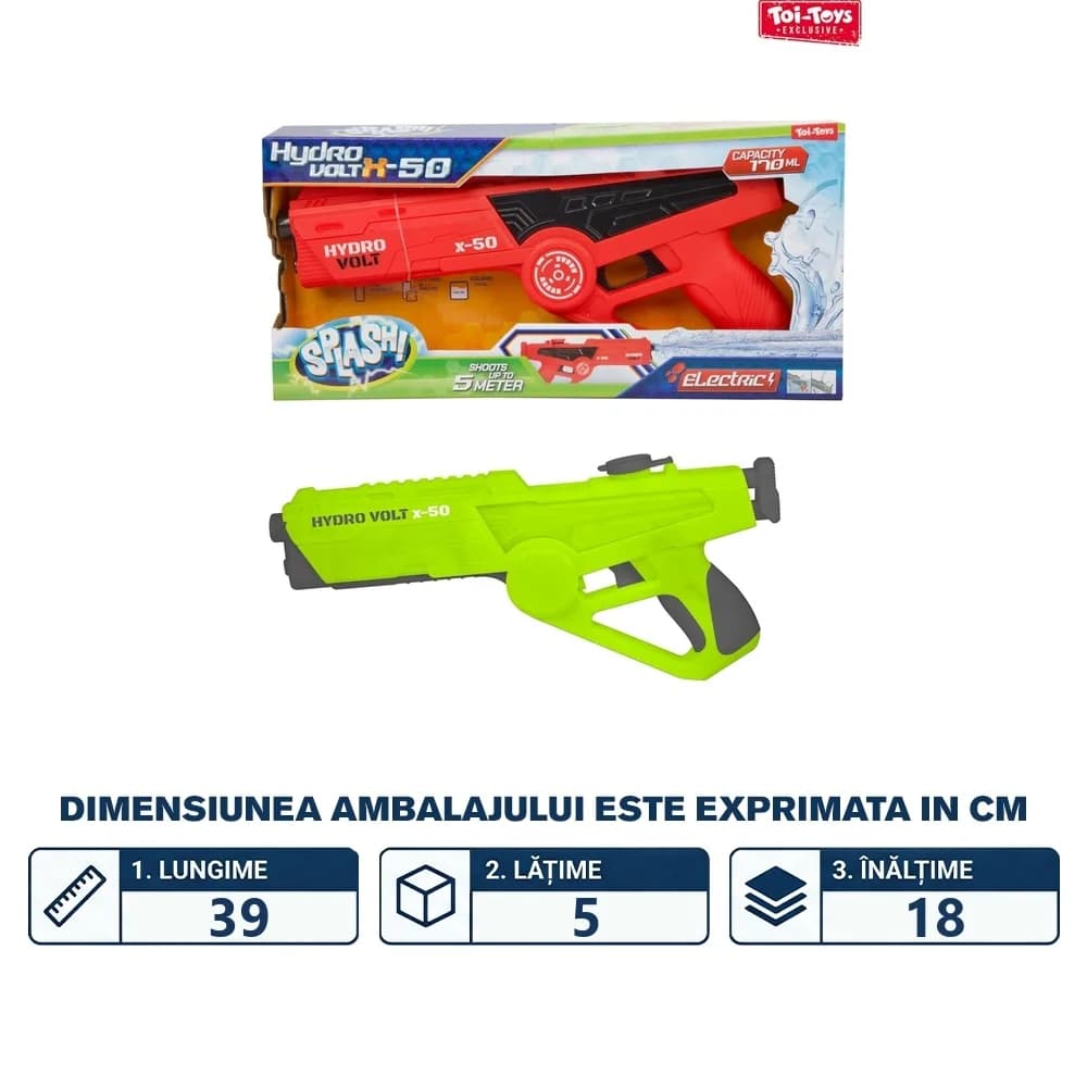 Pistol apa automat, Hydro Volt X50 - Toi-Toys — miniatură