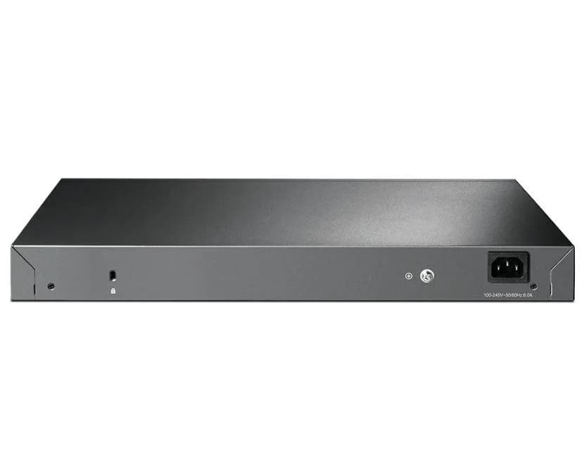 "JetStream™ 52-Port Gigabit L2+ Managed Switch with 48-Port PoE+ PORT: 48× Gigabit PoE+ Ports, 4× Gigabit SFP Slots, RJ45/Micro-USB Console Port SPEC: 802.3at/af, 384 W PoE Power, 1U 19-inch Rack-mountable Steel Case FEATURE: Integration with JetStream™ SDN Controller,Static Routing, 802.1Q VLAN — miniatură