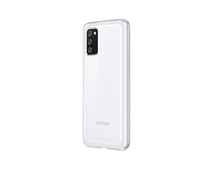 HUSA Smartphone Samsung, pt Galaxy A03s, tip back cover (protectie spate), TPU, ultrasubtire, transparent, "EF-QA038TTEGEU" — miniatură