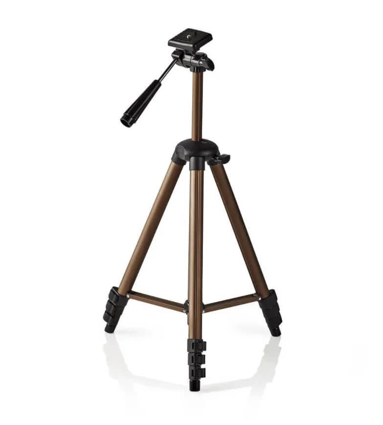 Trepied camera foto / webcam reglabil Nedis TPOD2100BZ, max.2kg, 130cm, Silver