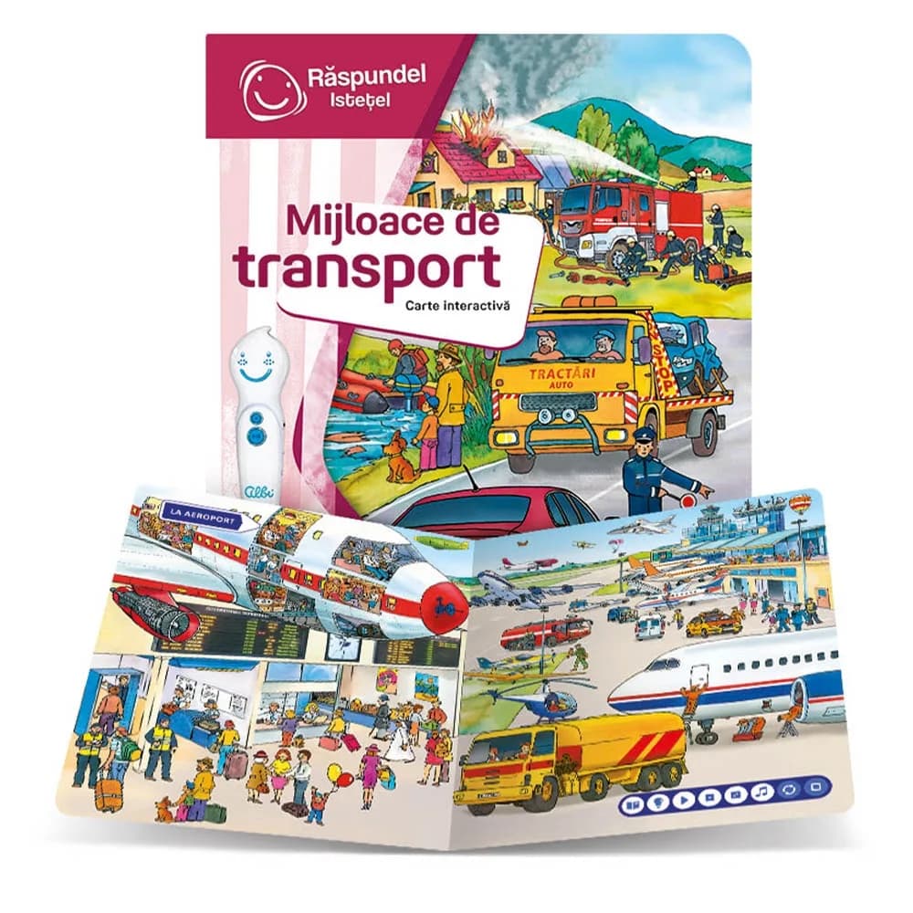 Raspundel Istetel, Carte - Mijloace de transport, ALBI - BLACKFIRE — miniatură