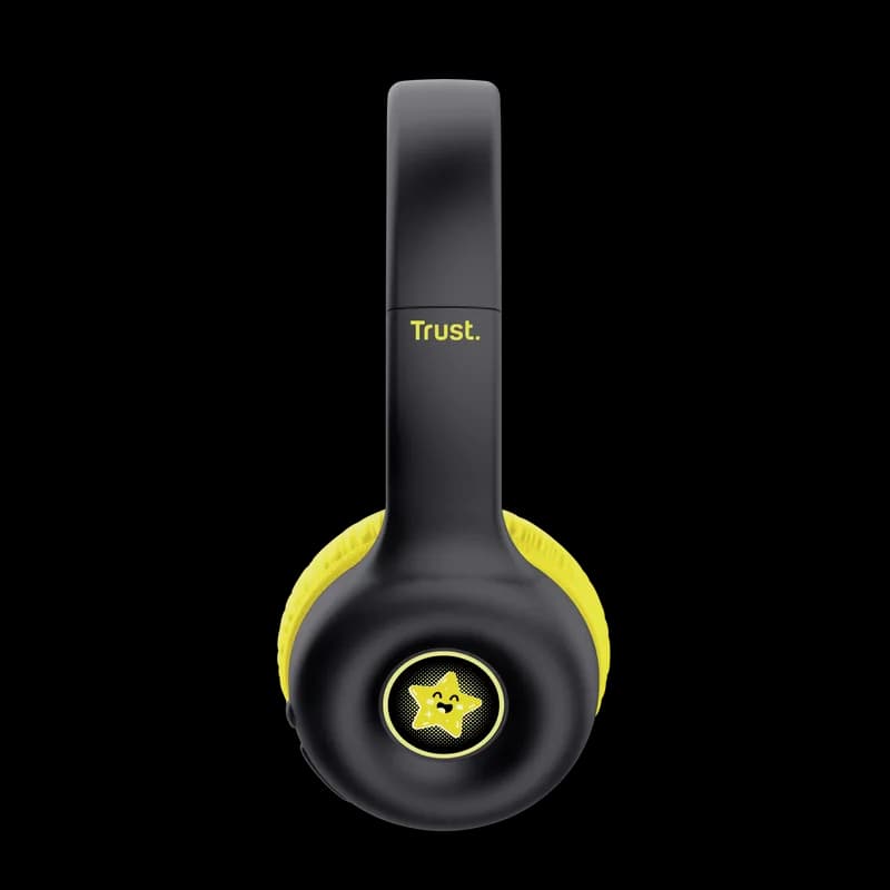 Casti Head-band Trust Nouna, Wireless/Wired, Negru — miniatură