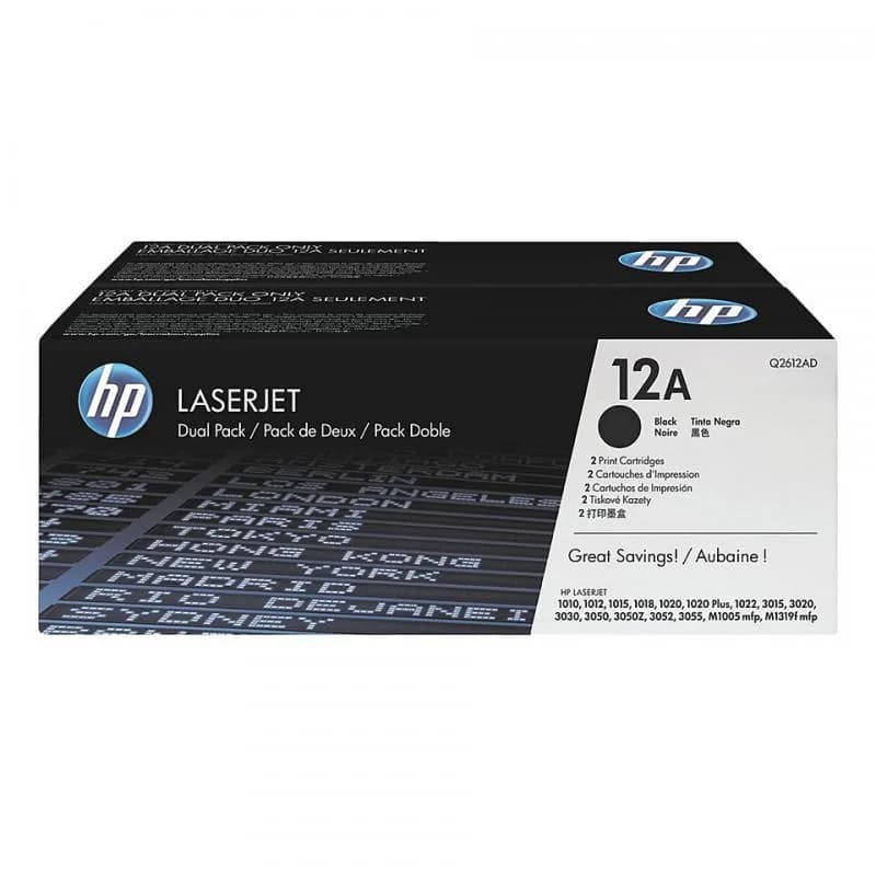 Toner HP Q2612AD, Black