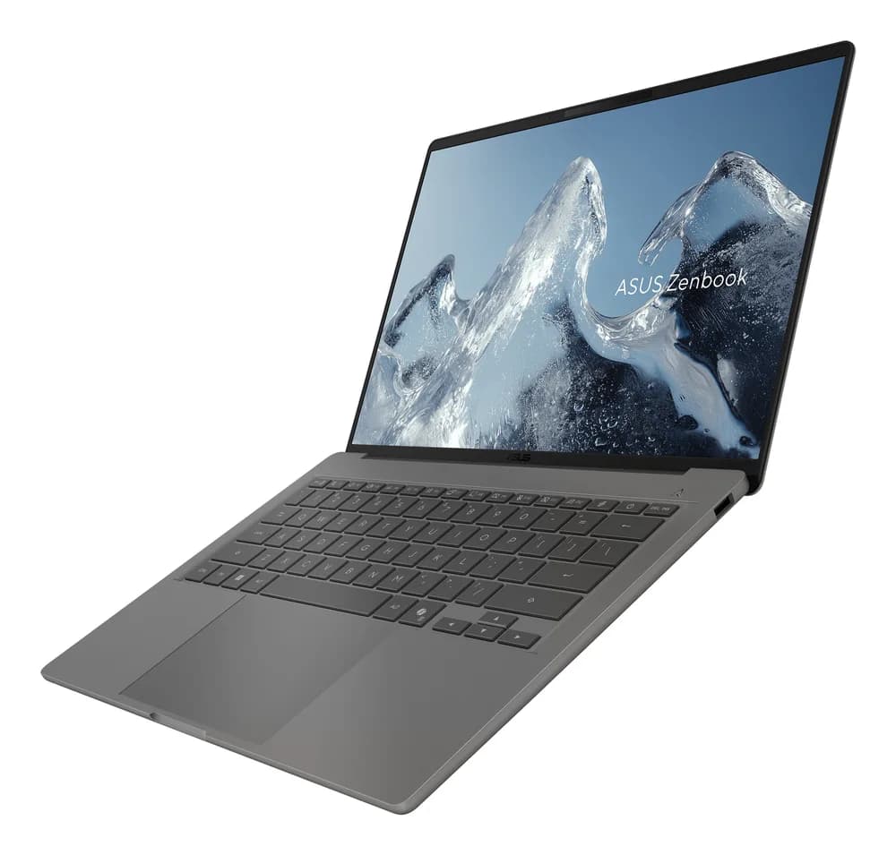ASUS Zenbook A14 UX3407NA-QD099W Qualcomm Snapdragon X2 Elite 14inch WUXGA OLED 32GB LPDDR5X 1TB SSD W11H 3Y Iceland Gray "UX3407NA-QD099W" — miniatură