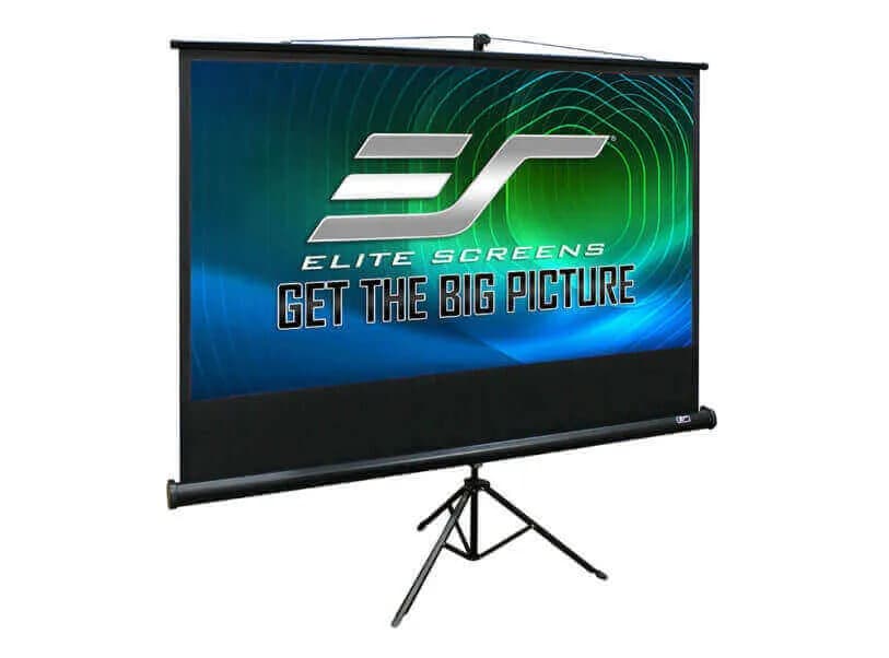 Ecran proiectie cu trepied, 266 x 149 cm, profesional, EliteScreens Tripod T120UWH, negru, format 16:9 - TG26