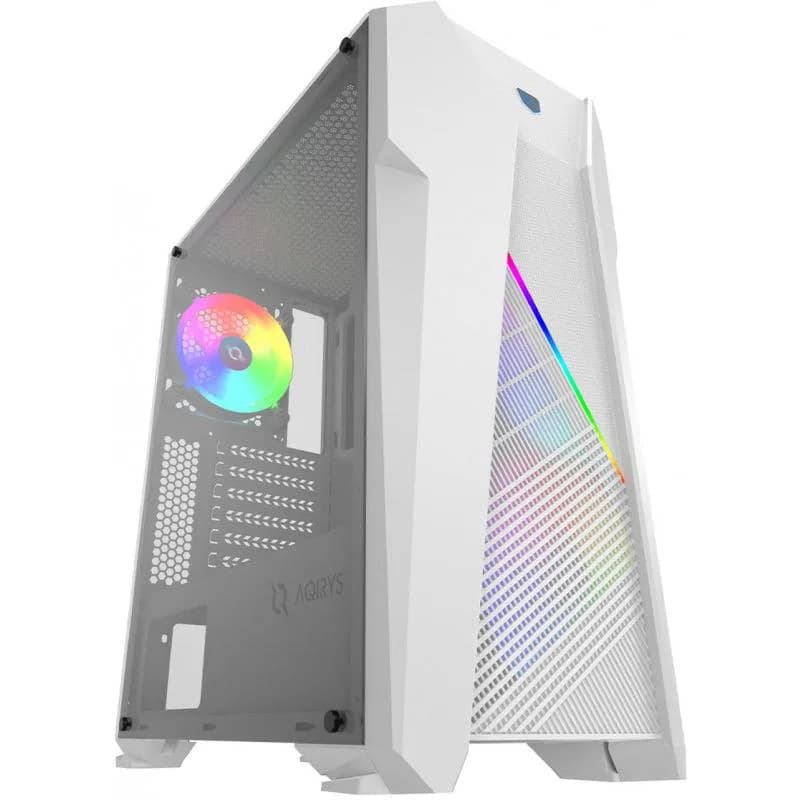 Carcasa AQIRYS CANOPUS, RGB, Mid Tower, White — miniatură