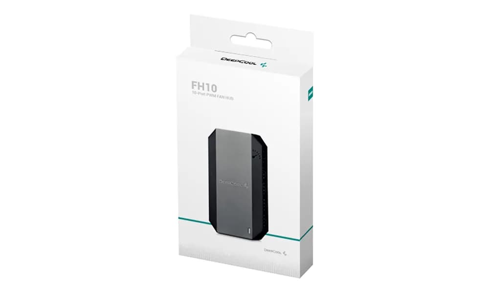 FAN HUB DEEPCOOL FH-10, pt. 10 ventilatoare, control PWM, "DP-F10PWM-HUB" — miniatură