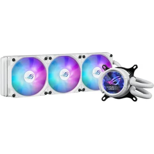 Cooler Procesor ASUS ROG Strix LC III 360 ARGB White Edition, Lichid, 12 cm, 3 ventilatoare, aRGB — miniatură
