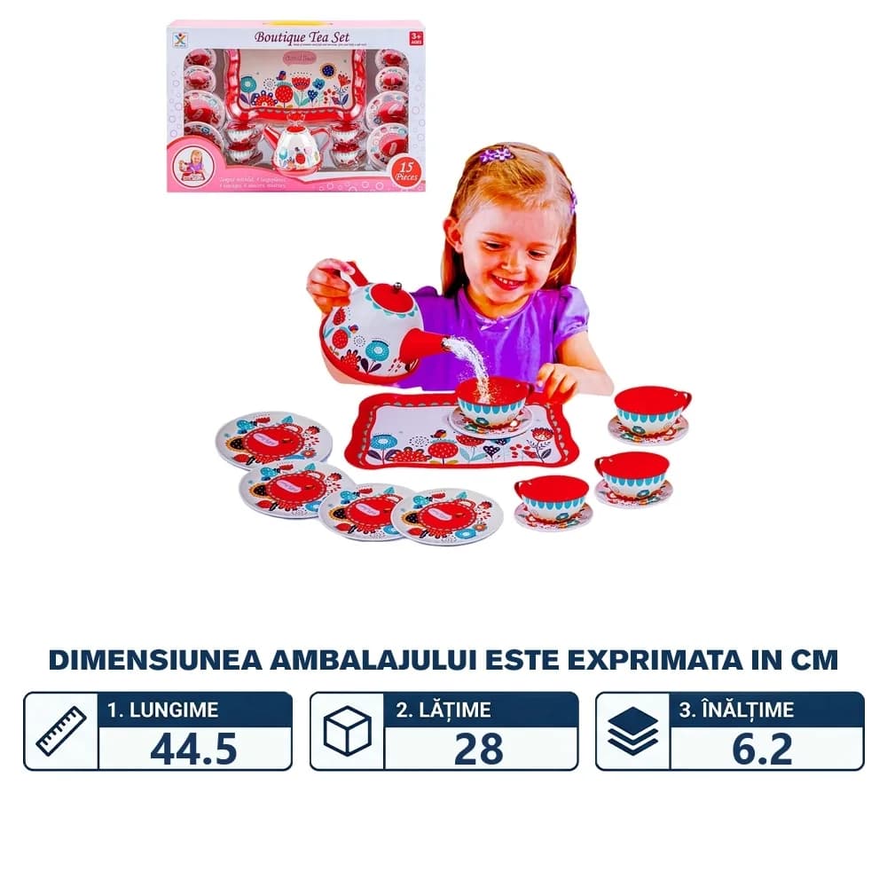 Set ceainic, 15 piese — miniatură