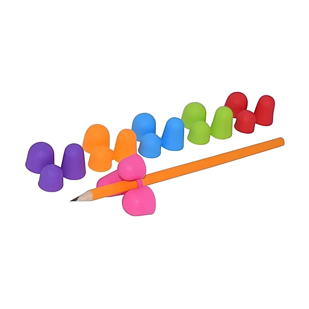 Gheară pentru scris (set de 6) – ajutor de prindere a instrumentului de scris