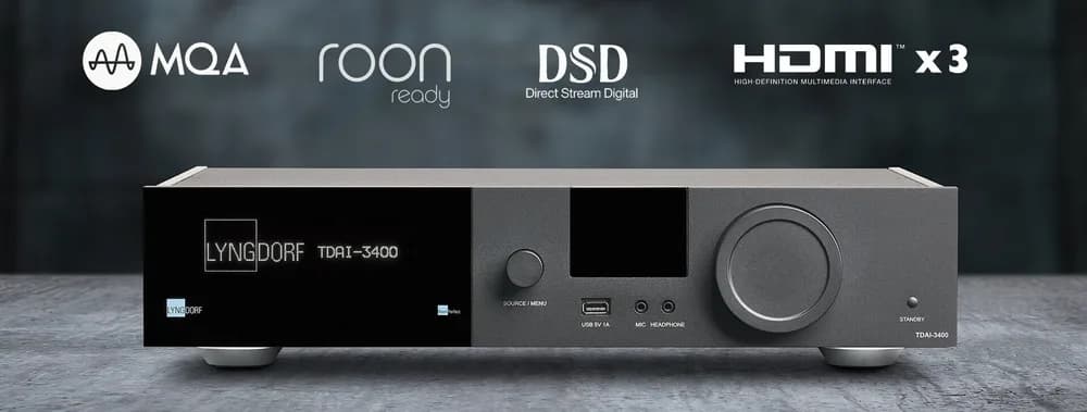 Resigilat Amplificator All In One Lyngdorf TDAI-3400 HDMI 2.1 (modul HDMI inclus)