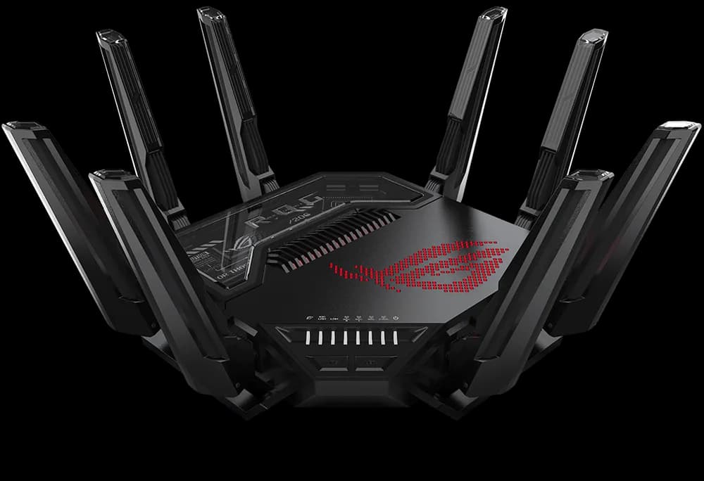 Router wireless ASUS ROG Rapture GT-BE98, WIFI 7, Mesh, Quad-Band — miniatură