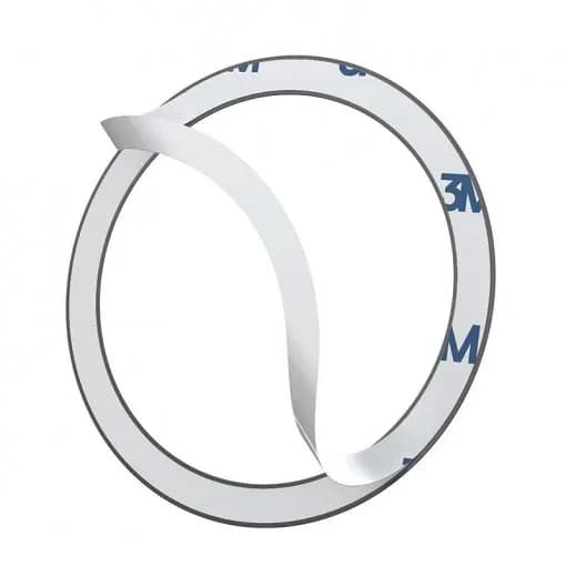 INEL METALIC Baseus Halo, magnetic, pachetul contine 2 bucati, negru "PCCH000001" - 6932172612832 — miniatură
