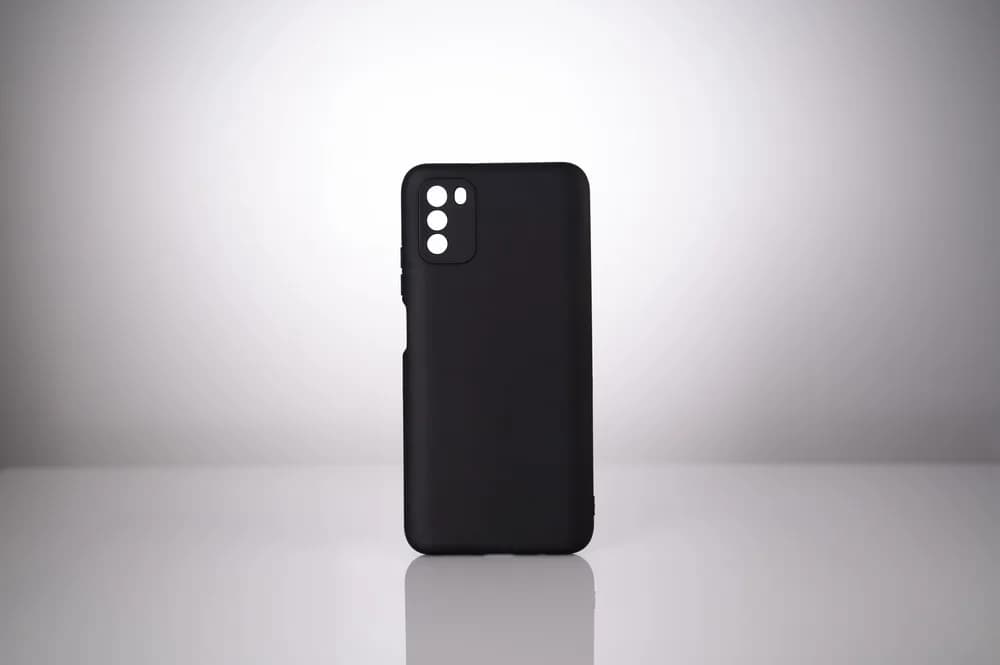 Husa Xiaomi Pocophone M3 Spacer, negru, grosime 1.5mm, material flexibil TPU "SSPPC-XI-PC-M3-TPU" — miniatură