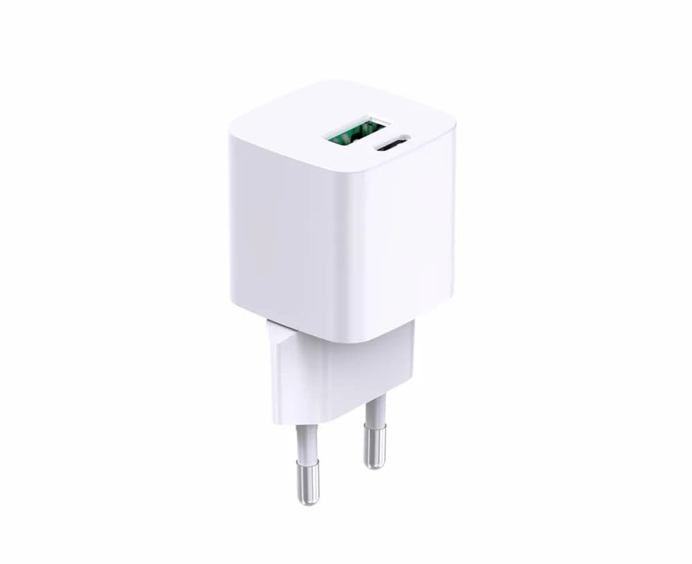 INCARCATOR SERIOUX 30W USB-C & USB-A de perete, Alimentator/încărcător cu USB, Ieșire USB-C: USB-C: 5V/3A, 9V/3A, 12V/2,5A, 15V/2,0A, 20V1,5A (30W) PPS: 3,3V-11V/3,0A, 3,3V-16,0V/2,0A (33W), USB-A: 5V/3A, 9V/2A, 12V/1,5A (18W) USB-C+USB-A: 5V/3A (15W)