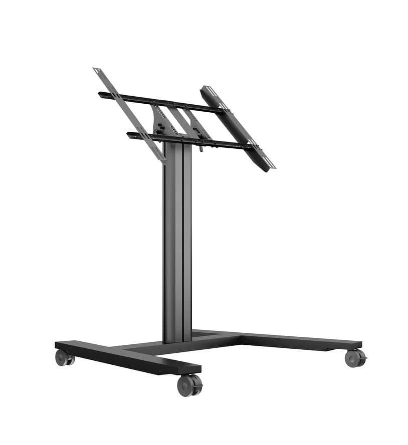 Stand TV podea mobil Multibrackets MB-6252, incl. 0-90º, tip masa, inaltime 110 cm, diagonale 32"-55", max. 80kg