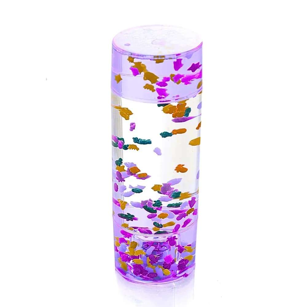 Mini acvarii luminoase cu peștișori – 3 culori asortate — miniatură