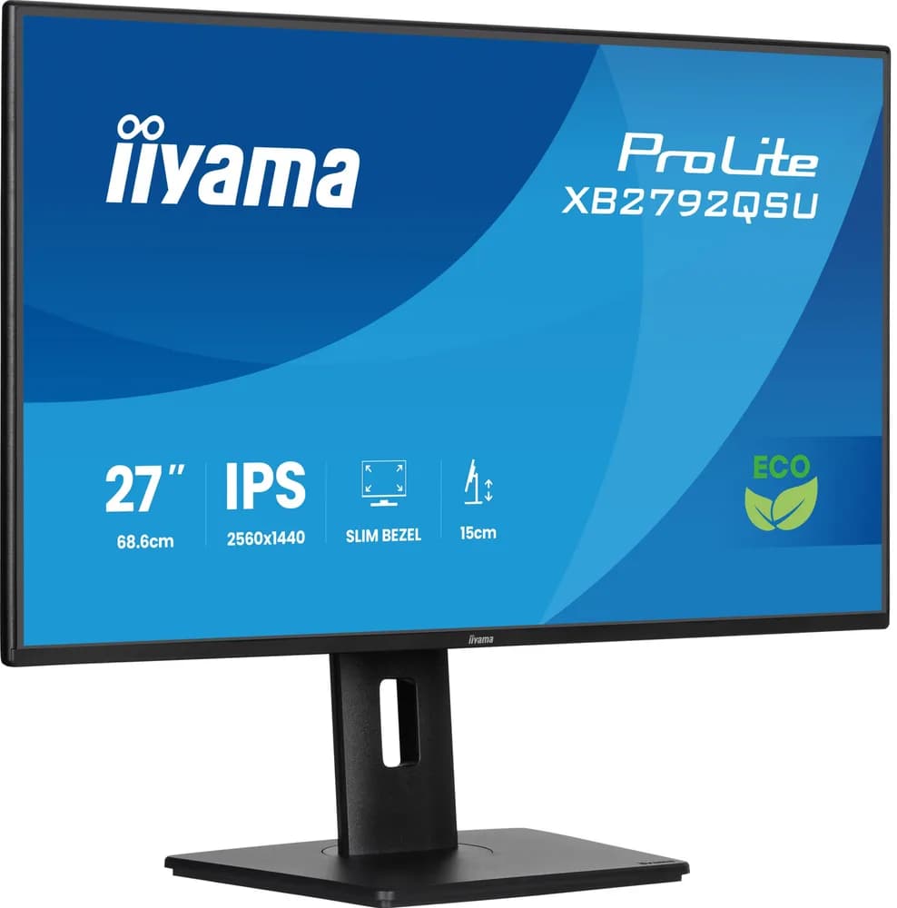 Iiyama ProLite XB2792QSU-B1 LED monitor 27" 1920x1080 Full HD (1080p) 120 Hz IPS 350 cd 1500, 3 ms HDMI DP speakers black "XB2792QSU-B1" — miniatură