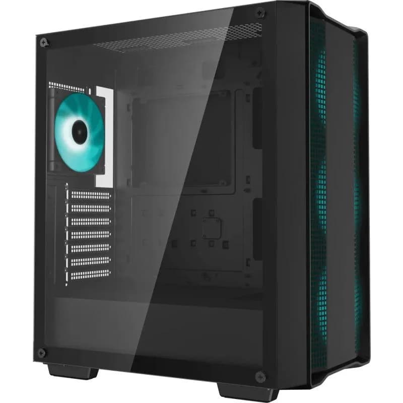 Carcasa DEEPCOOL CC560 V2, RGB, Mid Tower, Black — miniatură
