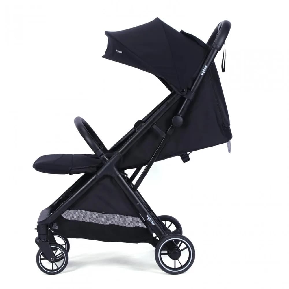 Carucior sport U-Grow autofold, 0-48 luni, negru — miniatură