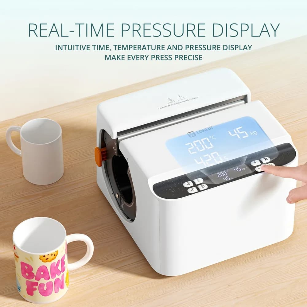 Accesoriu gravator laser LOKLiK Auto Mug Heat Press — miniatură