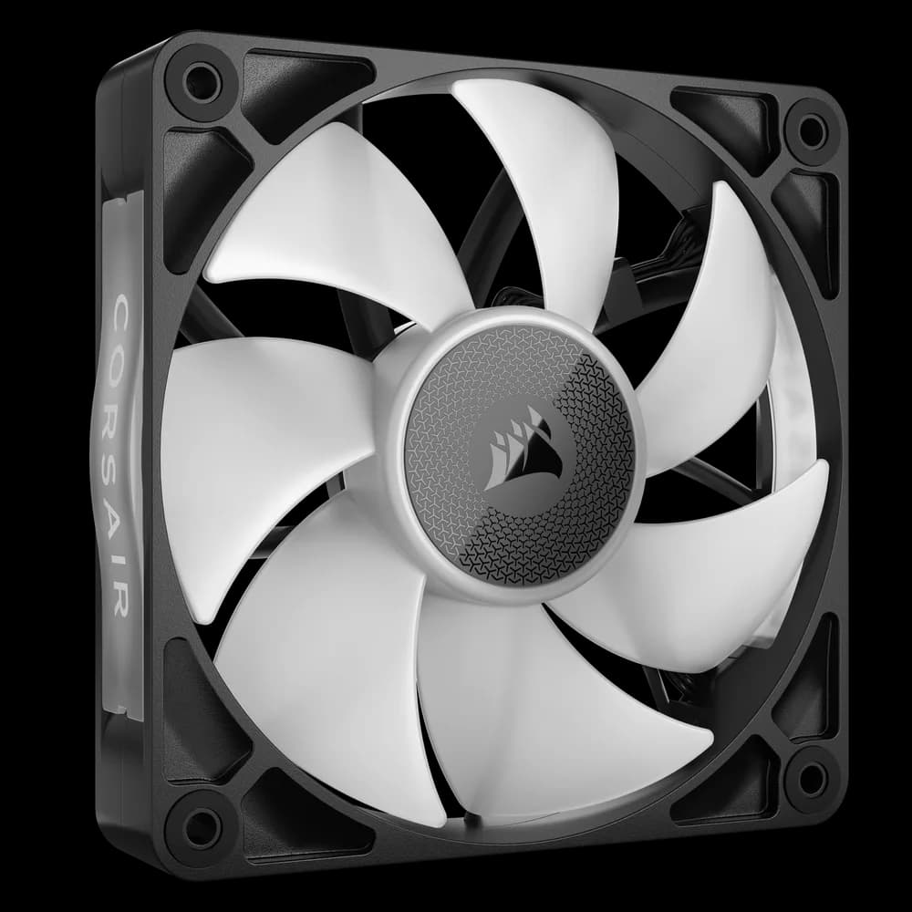 VENTILATOR Corsair iCUE LINK RX120 1x120mm RGB NEGRU, 0.400-2100 RPM +/- 10%, 10.5-74.2 CFM, Presiune Statica: 0.12-4.38 mm-H2O, 10-36dBA, Prindere magnetica, Lungime cablu 135mm "CO-9051017-WW" — miniatură