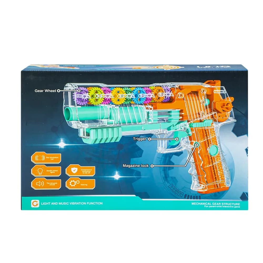 Pistol + gloante burete — miniatură