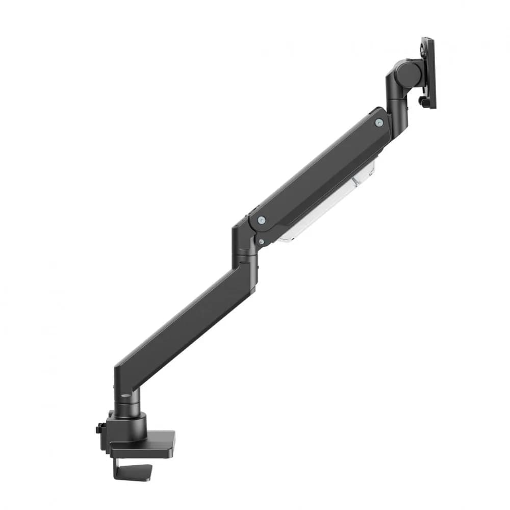 Suport monitor Serioux MM80-C012, compatibilitate dimensiune ecran 17"-57", arc cu gaz, greutate maximă suportata: (per ecran): 2~27 kg, greutate maximă suportata pentru ecran curbat (per ecran): 1 ~ 22 kg, VESA: 75x75, 100x100, 100x200, 200x100, 200x200, inclinare: +60°~-20°, pivotare: +90°~-90° — miniatură
