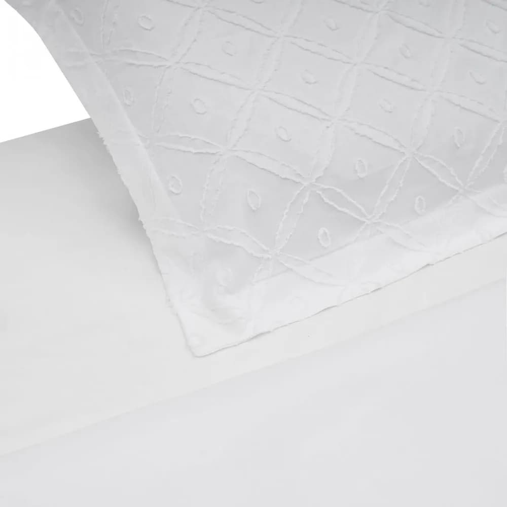 LENJERIE PAT HEINNER KS CU BRODERIE TUFFATA ALBA — miniatură