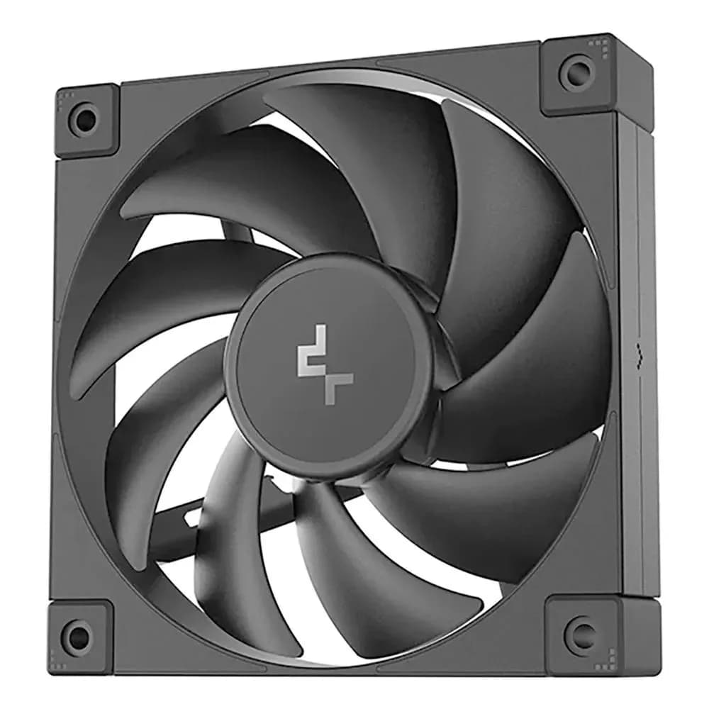 Ventilator DeepCool "FD12", 120mm, 400-2050 RPM, FDB, 64.2 cfm, 4pin PWM, negru, "R-FD12-BKNPN1-G" - 6933412710912 — miniatură