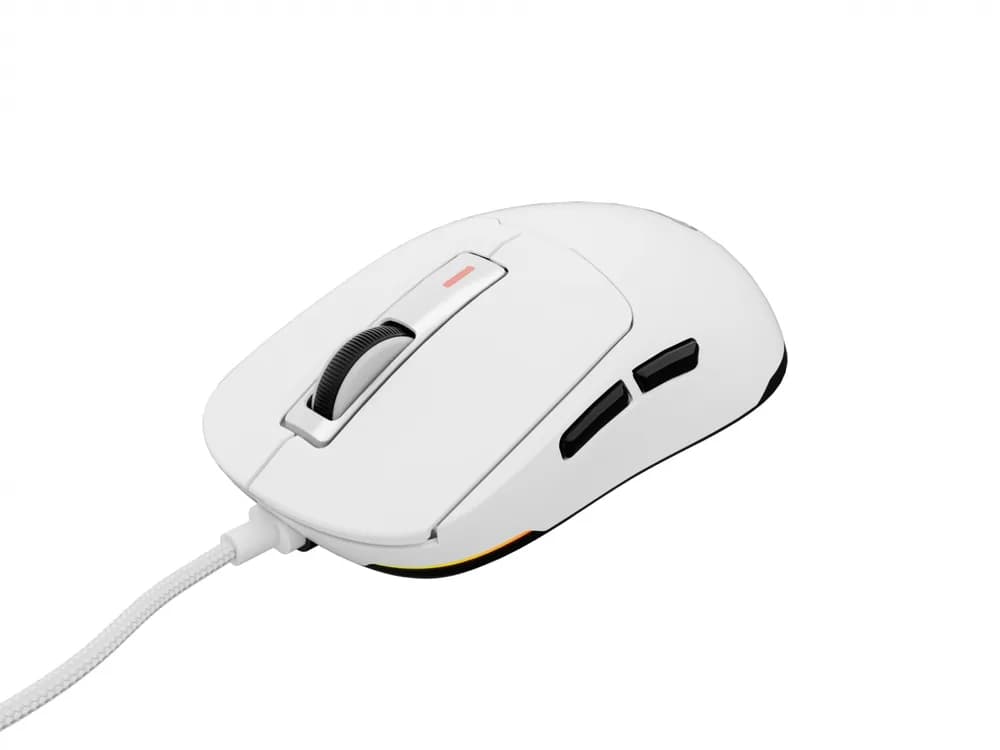 Mouse Gaming GENESIS Krypton 660, 12000 DPI, Alb — miniatură