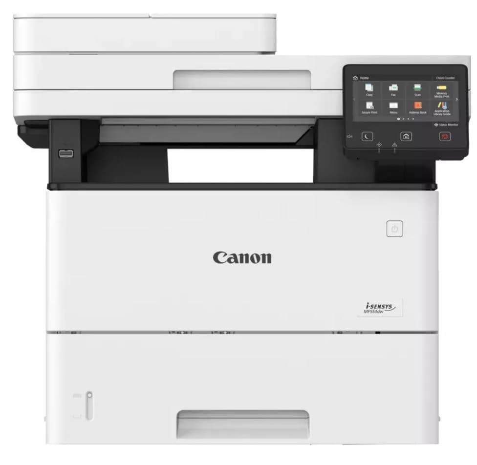 Multifunctional laser Canon MF553DW, format A4, Monocrom, Duplex, USB + LAN + Wi-Fi — miniatură
