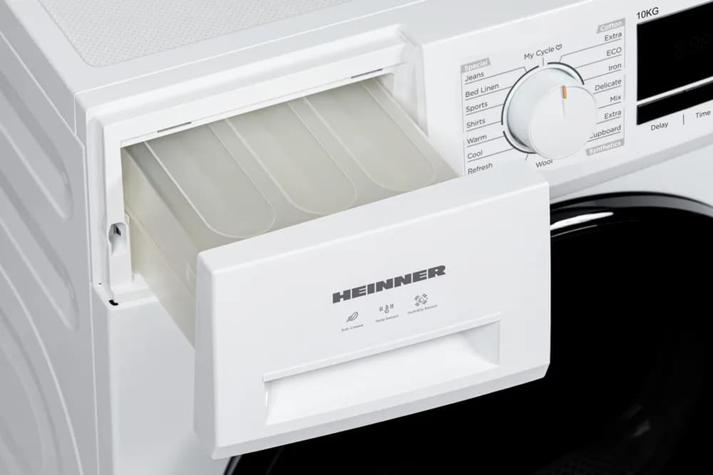 Uscator de rufe HEINNER HHPD-M10G5PBKD++, 10 kg, Clasa: D, Alb — miniatură