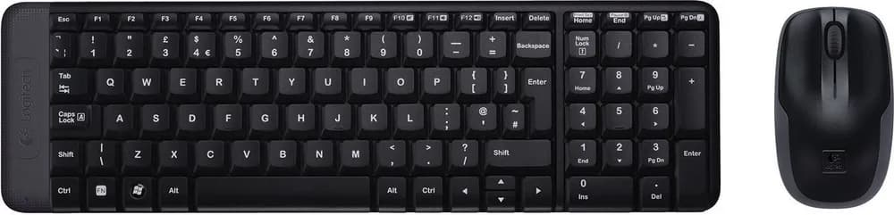 KIT wireless LOGITECH, tastatura wireless "K220" + mouse wireless 3 butoane "M150", black, "MK220" "920-003168"