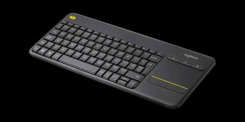 Tastatura Logitech Wireless Touch Keyboard K400 Plus, Wireless, Negru