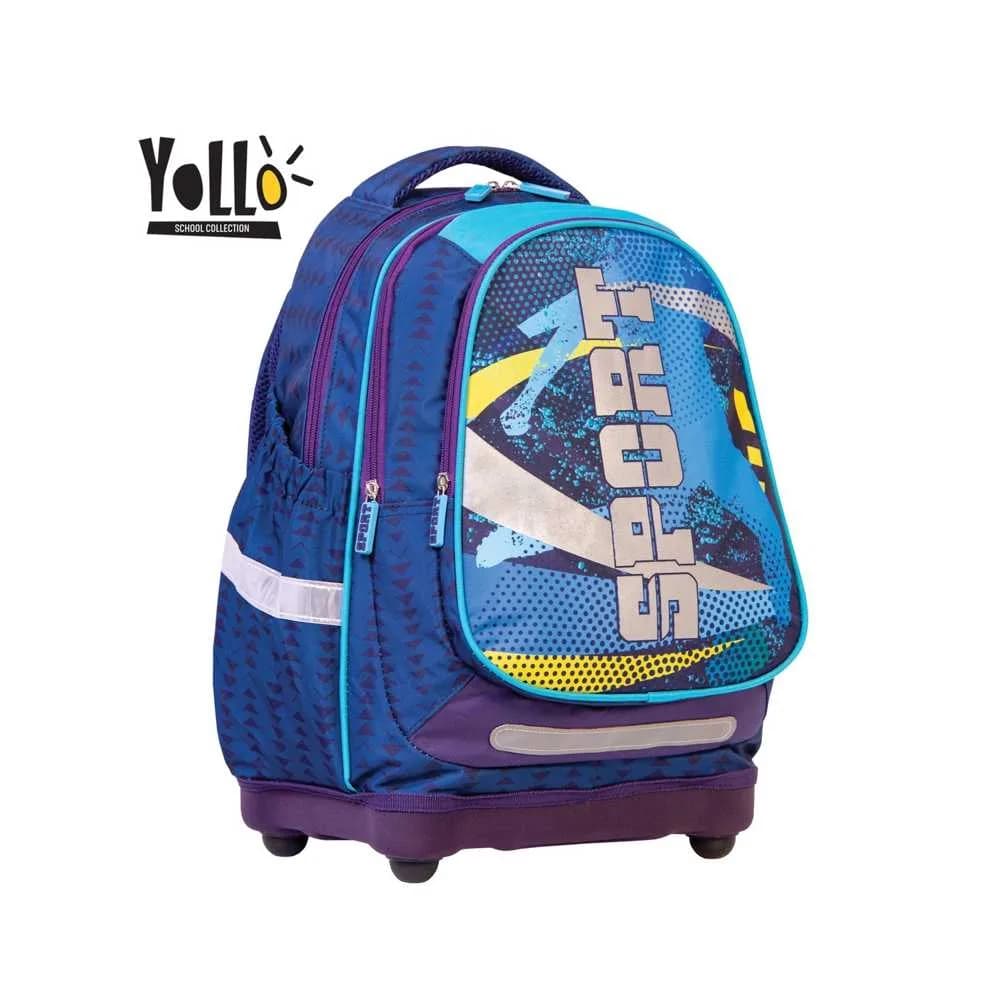 Ghiozdan anatomic, 38 cm, SPORT - YOLLO — miniatură