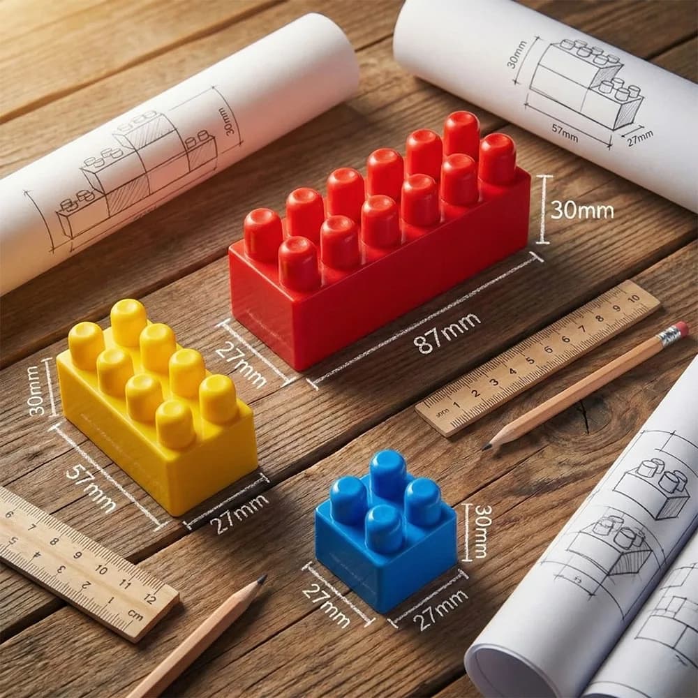 Cuburi 130 piese - ROBENTOYS — miniatură