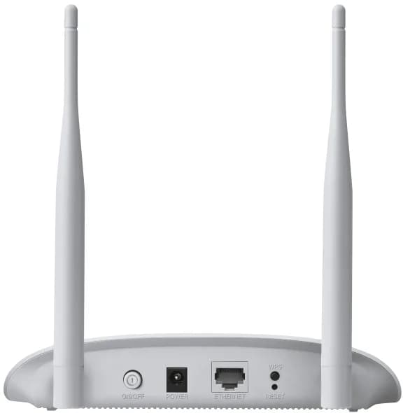 ACCESS POINT TP-LINK wireless 300Mbps, port 10/100Mbps, 2 antene externe, pasiv PoE, 2T2R, Client, Universal/ WDS Repeater, wireless Bridge, WPA/WPA2, QSS "TL-WA801N" — miniatură