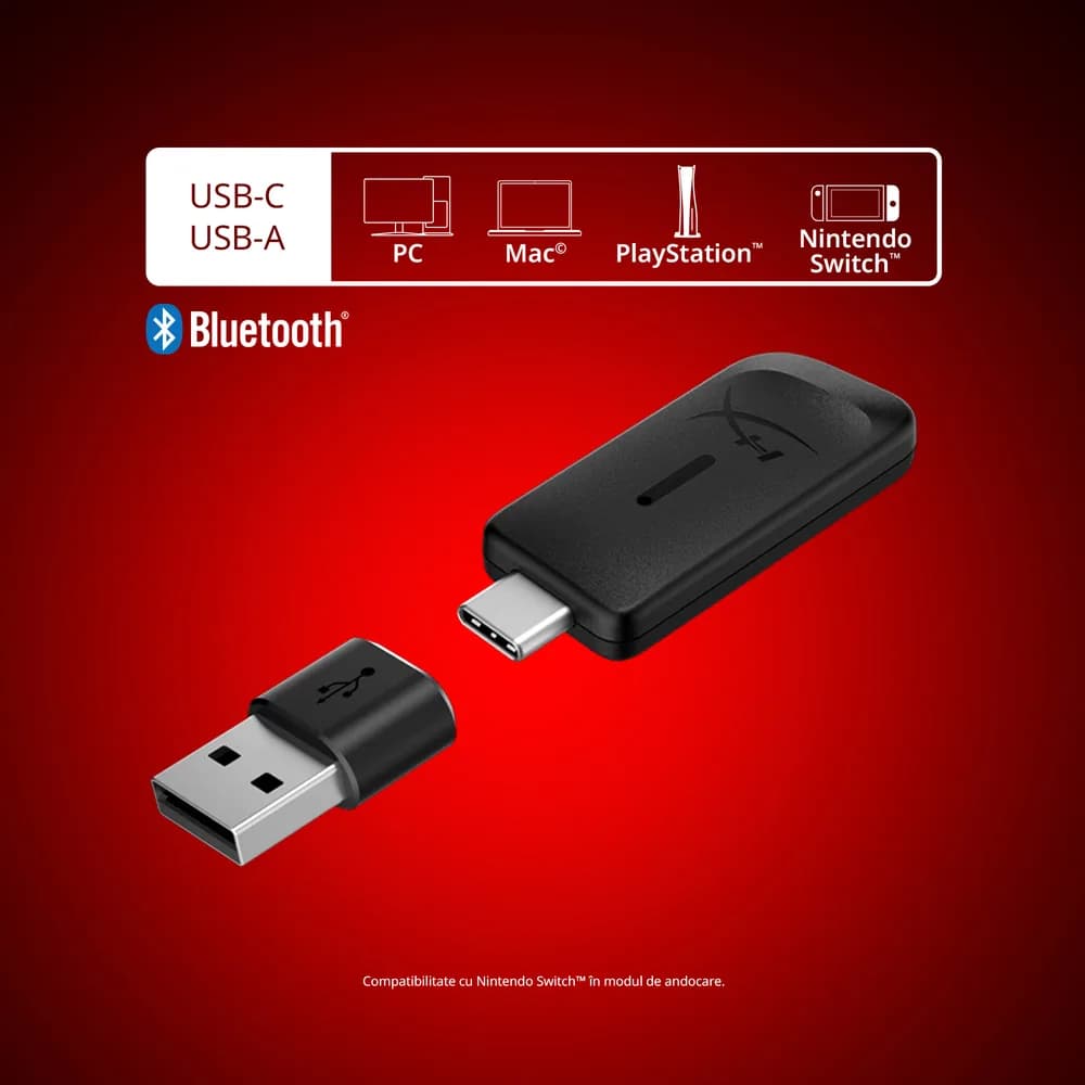 HyperX Cloud Flight 2 WL BK GAM HS"B5VC4AA" — miniatură