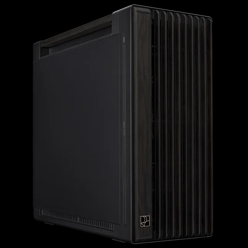 Carcasa ASUS ProArt PA602 Wood Edition, RGB, Mid Tower, Black