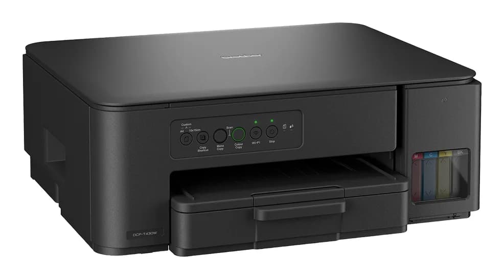 Multifunctional Inkjet CISS Color brother DCP-T430W, A4, Functii: Impr.|Scan.|Cop., Viteza de Printare Monocrom: 16ppm, Viteza de printare color: 9ppm, Conectivitate:USB|WIFI, Duplex:Nu, ADF:Nu(incl.TV 11lei) "DCPT430WYJ1" — miniatură