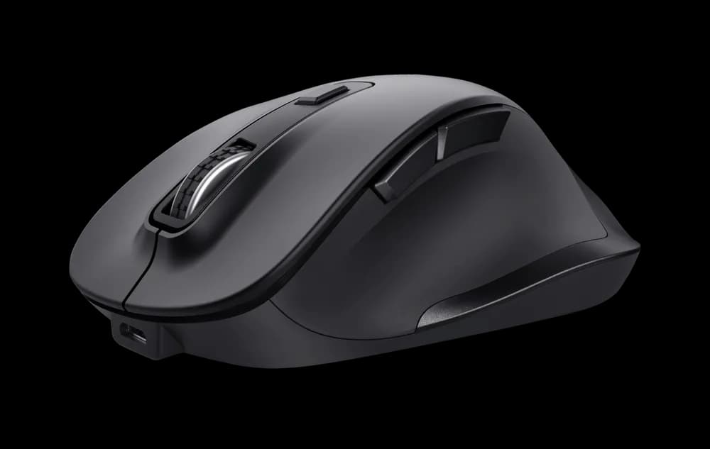 Mouse Wireless TRUST Fyda, 2400 dpi, Negru — miniatură