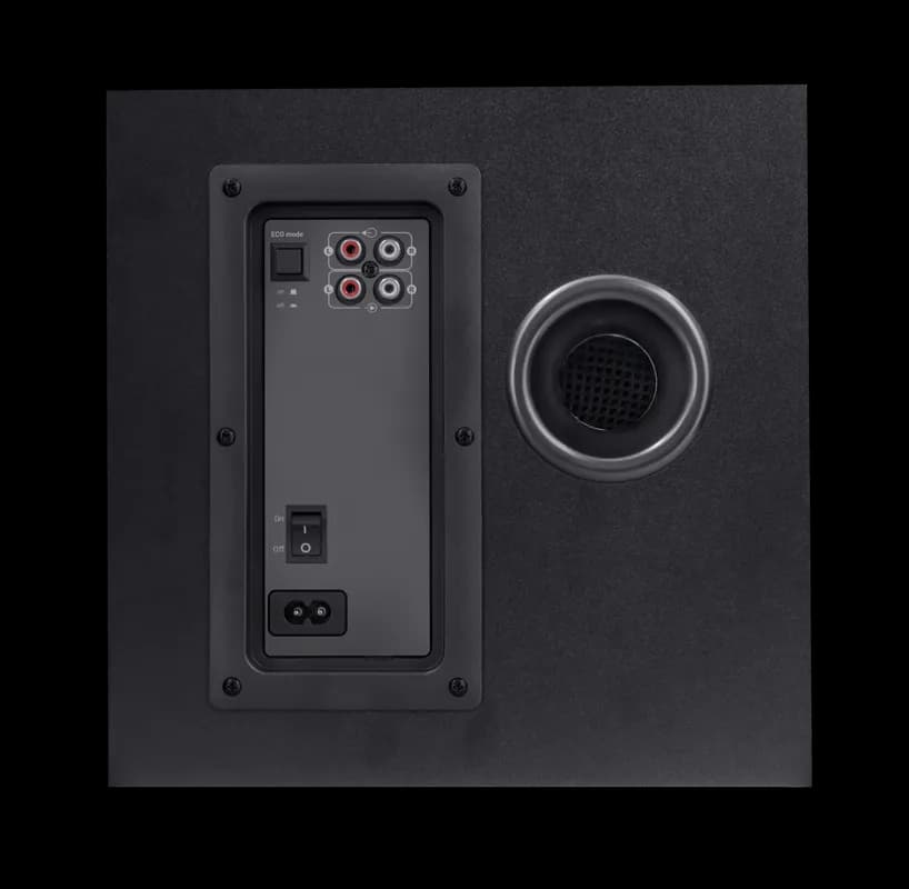 Sistem 2.1Trust GXT629 Tytan cu fir, USB 2.1, putere maxima RMS 120W, frecventa raspuns 20 Hz - 20.000 Hz, negru — miniatură