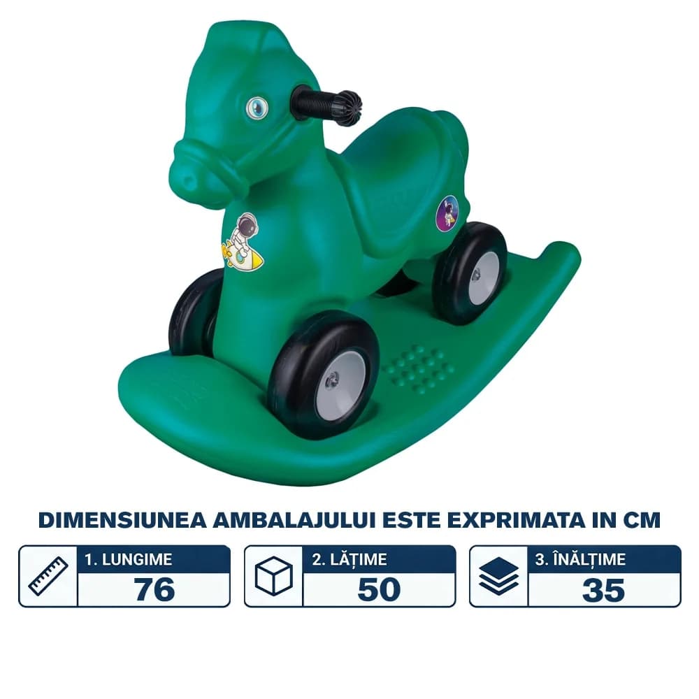 Calut balansoar 2 in 1, turcoaz - ROBENTOYS — miniatură