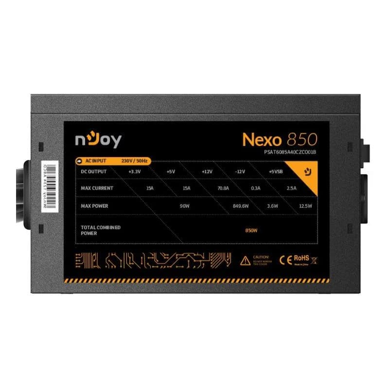 Sursa nJoy Nexo 850, 80+ Gold, 850W — miniatură