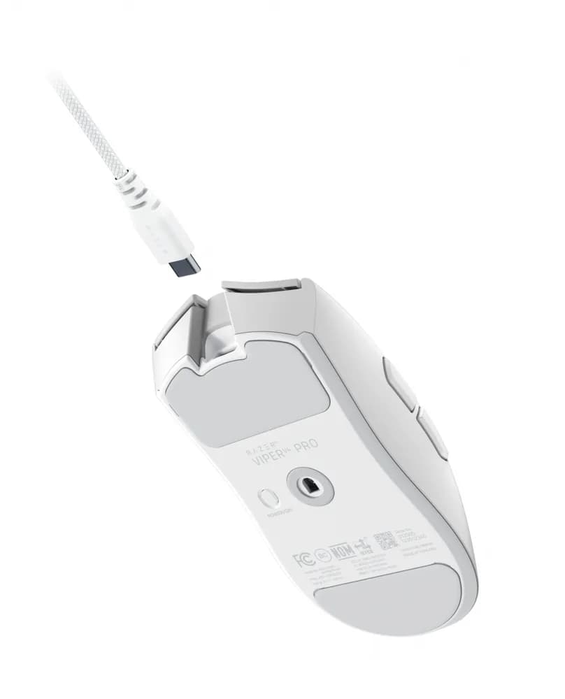 Mouse Gaming Wireless Razer Viper V4 Pro, Peste 10000 dpi, Alb — miniatură